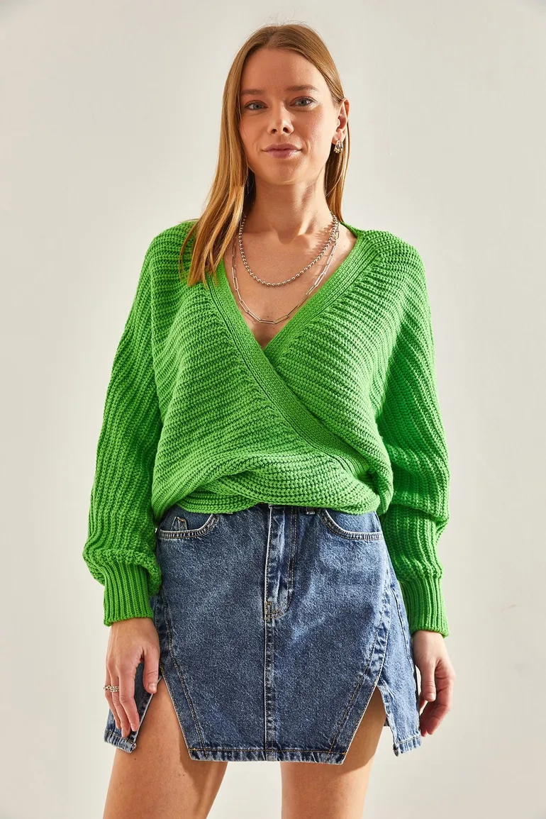 Women's Tie Detailed Knitwear Cardigan - 4