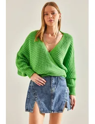 Women's Tie Detailed Knitwear Cardigan - 7