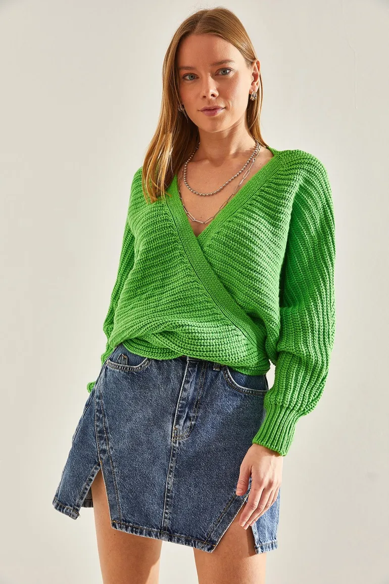 Women's Tie Detailed Knitwear Cardigan - 3