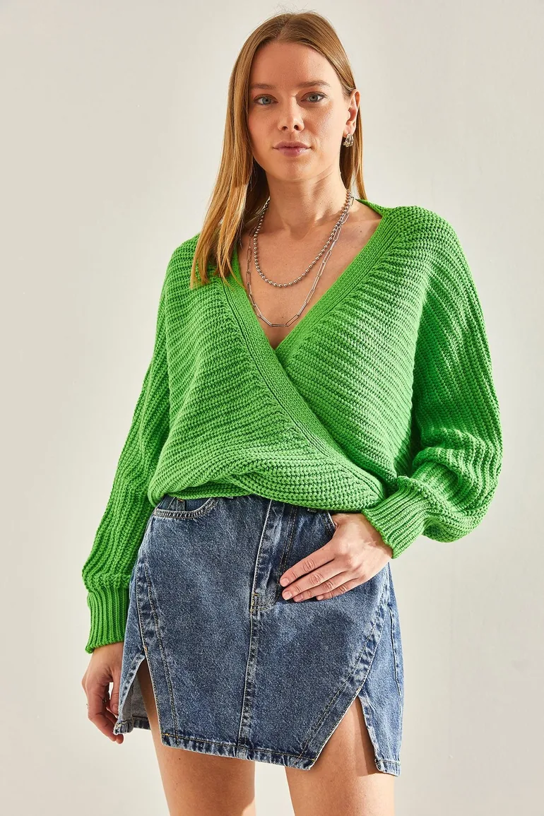 Women's Tie Detailed Knitwear Cardigan - 6