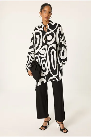 TUNIC PANTS VISCOSE SUIT