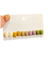 Set of 5 - Multi-Tone Stud Earrings - 4