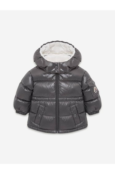 Moncler Enfant Baby Girls Down Padded Maire Jacket in Navy