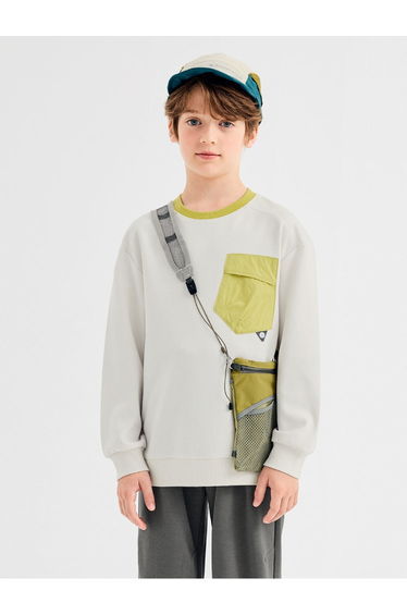 Boys' Sweatshirt With Contrast Pocket