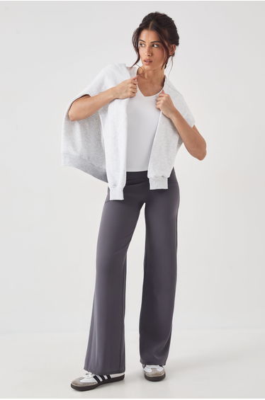 DSGN Studio Sculpt Straight Leg Trouser - charcoal