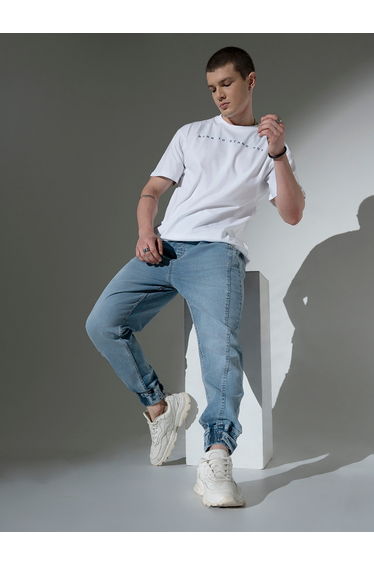 Mid Rise Regular Fit Faded Jeans