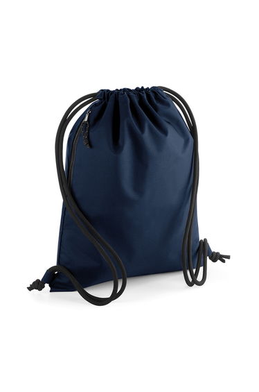 Bagbase Unisex Adult Recycled Drawstring Bag - Navy