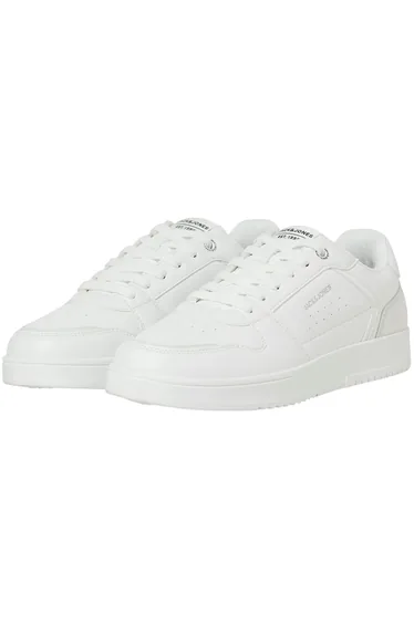 Jack And Jones Mens Ealing Trainers - White/Silver