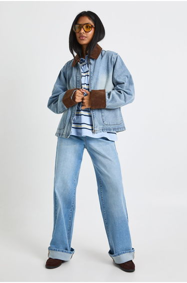 Denim Barn Jacket - mid wash