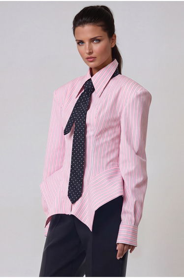 Jantje Stripe Shirt In Pink