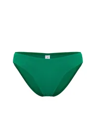 Green Textured Bikini Bottoms - 3
