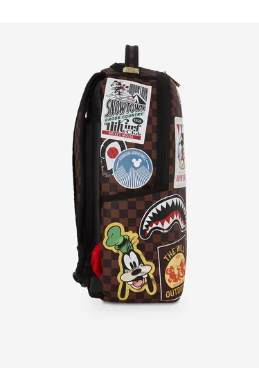 Sprayground Kids Mickey Mouse Global Mogul Backpack in Brown (45cm)
