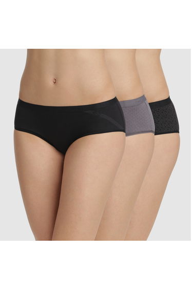 Pack of 3 Pockets Stretch Cotton Knickers