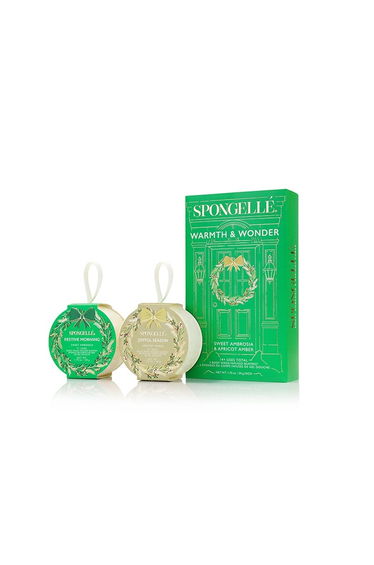 Spongellé Festive Warmth & Wonder Body Infused Buffers Gift Set, Swee