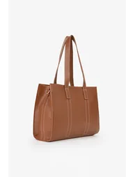 Valentino Aury Shopper Bag Tan - 3