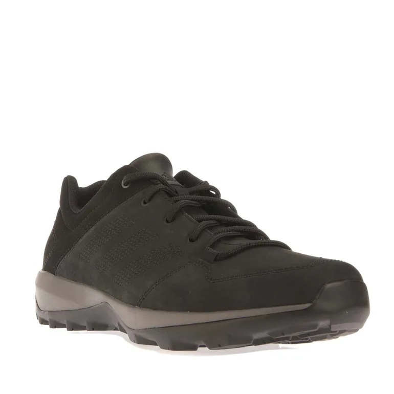 Men's adidas Daroga Plus Leather Trainers in Black - 1