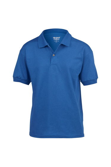 Gildan DryBlend Childrens Unisex Jersey Polo Shirt (Pack Of 2) - Royal