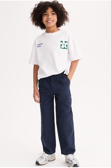 Chinos with Elasticated Waist