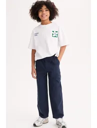 Chinos with Elasticated Waist
