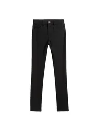 Organic Cotton Cigarette Trousers in Slim Fit, Length 26'' - 4