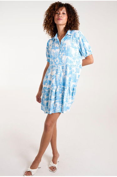 Mini Smock Shirt Dress