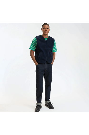 Zip-Up Chunky Knit Cardigan