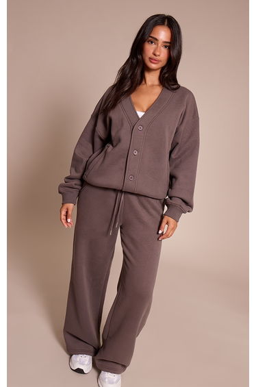Petite Charcoal Button Up Side Pocket Sweatshirt