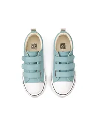 Kids Canvas Trainers with Touch 'n' Close Fastening - 2