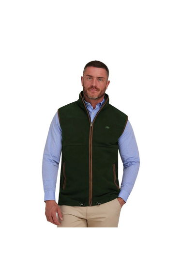 Raging Bull Mens Fleece Gilet - Forest