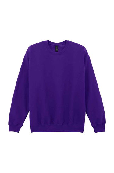 Gildan Mens Midweight Crew Neck Sweatshirt - Purple