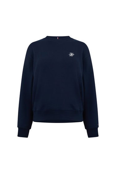 Tommy Hilfiger Womens/Ladies Script Sweatshirt - Navy