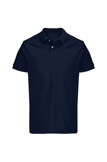 SOLS Pacific Pique Twin Needle Stitch Polo Shirt - French Navy