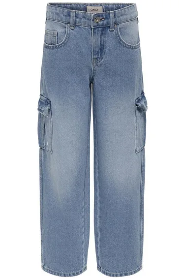 بنطلون جينز بأرجل عريضة 