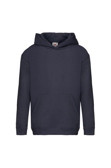 Fruit of the Loom Childrens/Kids Premium Hooded Sweatshirt - Deep Navy