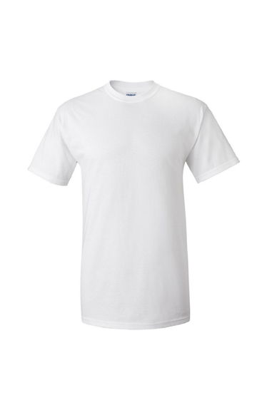 Gildan Mens Ultra Cotton Short Sleeve T-Shirt - White