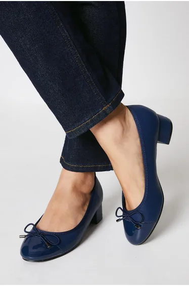 Good For The Sole: Talia Comfort Block Heel Ballet Pumps