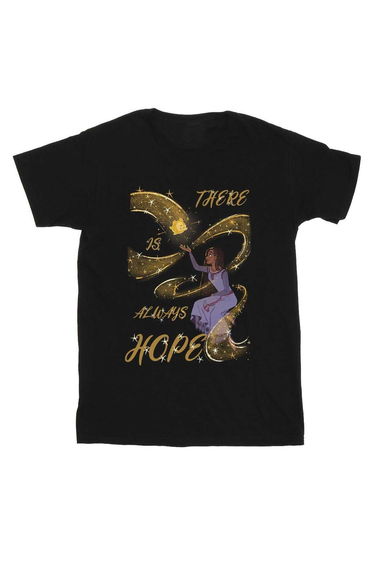 Wish Boys There Is Always Hope Cotton T-Shirt - Black