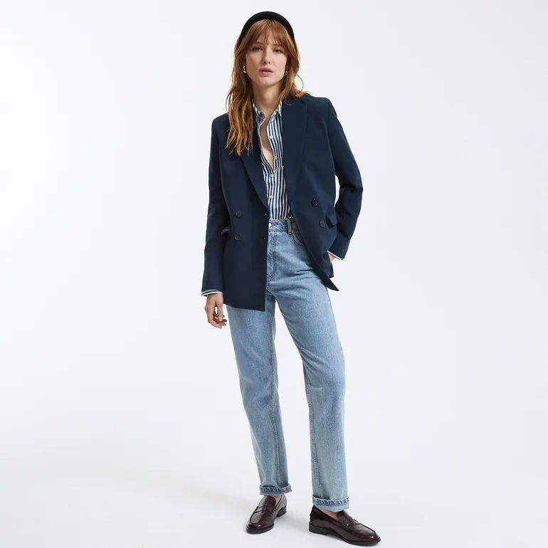 Recycled Straight Fit Blazer - 1