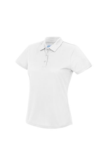 Awdis Womens/Ladies Moisture Wicking Lady Fit Polo Shirt - Arctic White