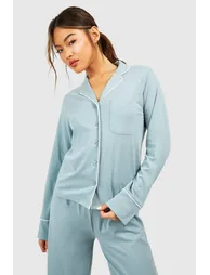 Button Front Lounge Shirt