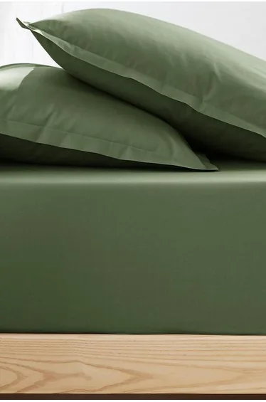 شرشف سرير قطن بحواف مطاطية ارتفاع 30 سم