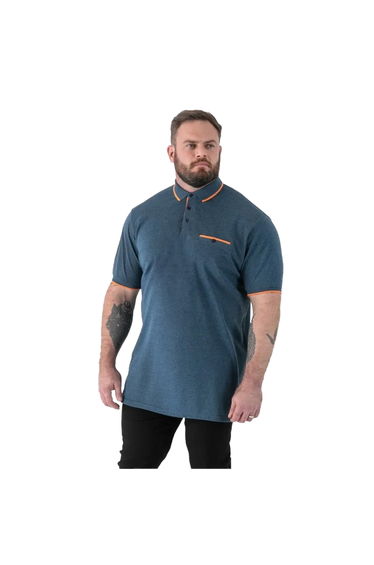 Duke Mens Harvey D555 Pique Kingsize Polo Shirt - Teal