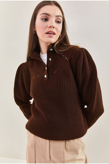 Sweater - Brown - Regular fit