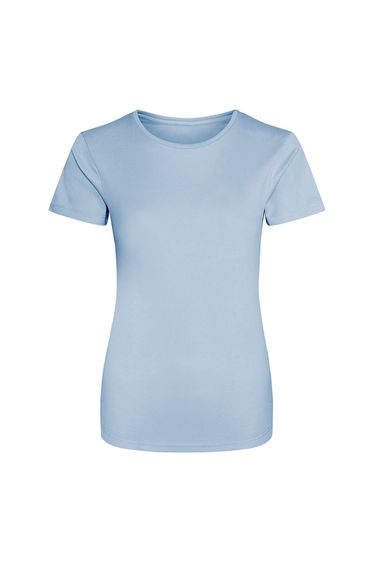 AWDis Just Cool Womens/Ladies Sports Plain T-Shirt - Sky Blue