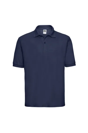 Russell Mens Polycotton Pique Polo Shirt - French Navy