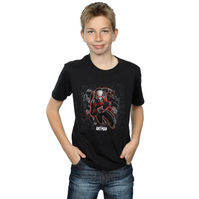 Marvel Boys Ant-Man Ants Running T-Shirt - Black - 2