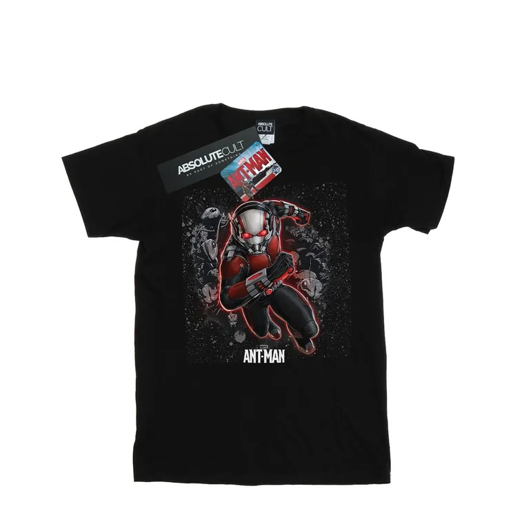 Marvel Boys Ant-Man Ants Running T-Shirt - Black - 1