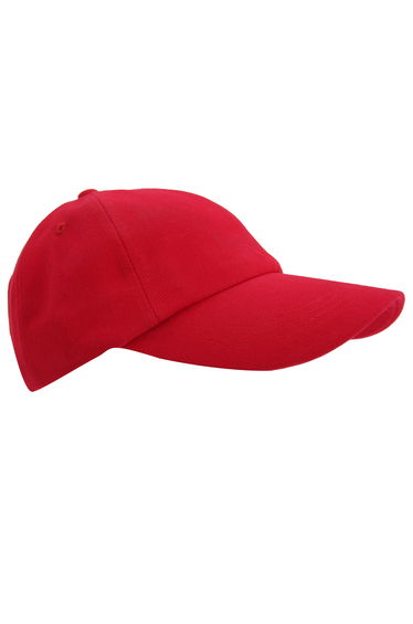 Result Unisex Low Profile Heavy Brushed Cotton Baseball Cap (Pack of 2) - Red