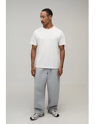 Essential Baggy Leg Jogger - grey marl