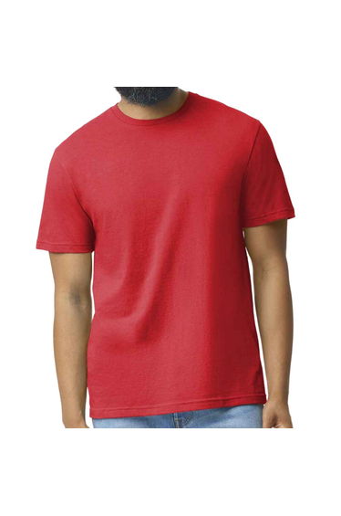 Gildan Mens Softstyle CVC T-Shirt - Red Mist